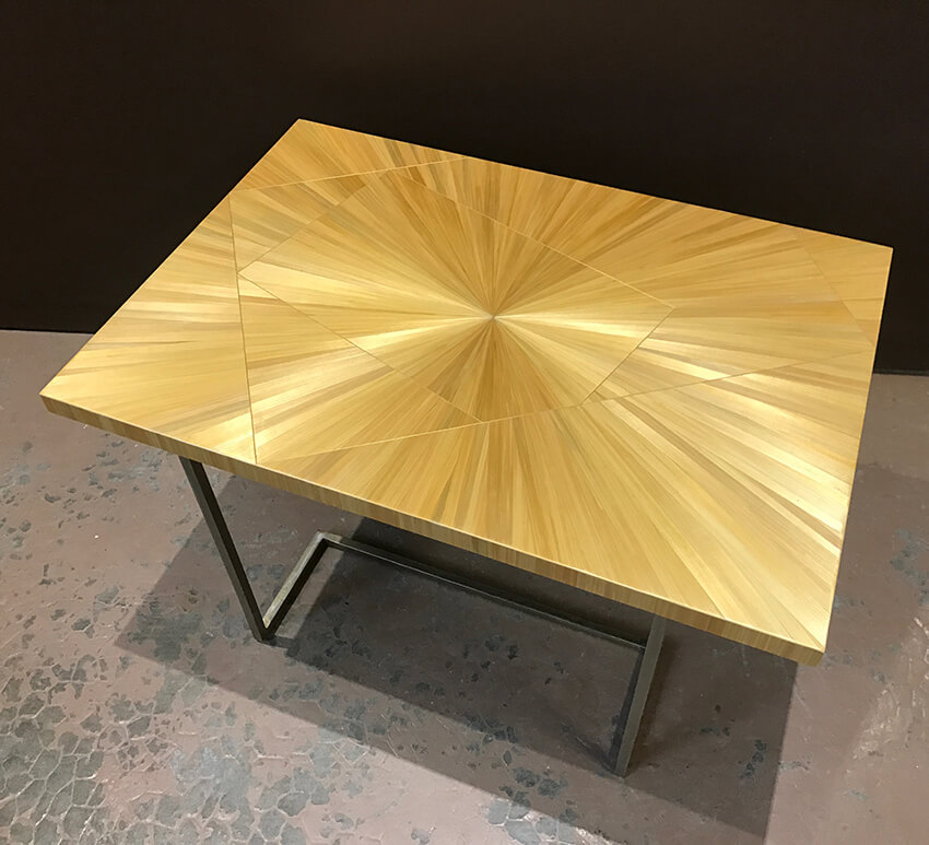Marqueterie de paille par Valerie Colas des Francs